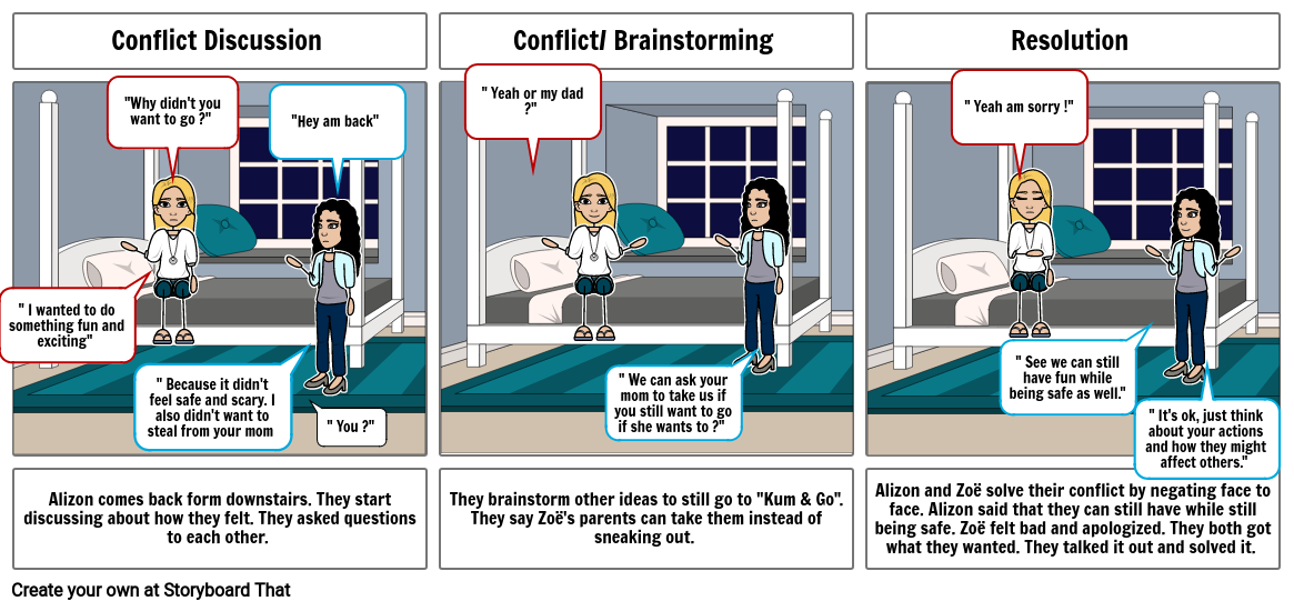 Communication Comic Part 2 Storyboard by 90fb5d5c