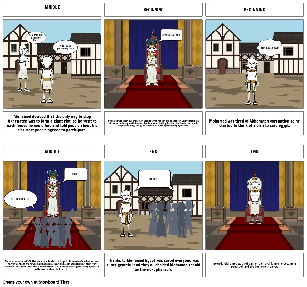 Egypt storyboard