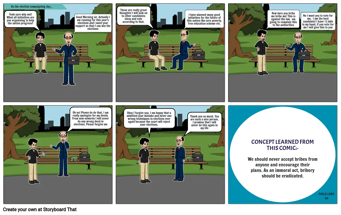 ELECTORAL POLITICS COMIC STRIP