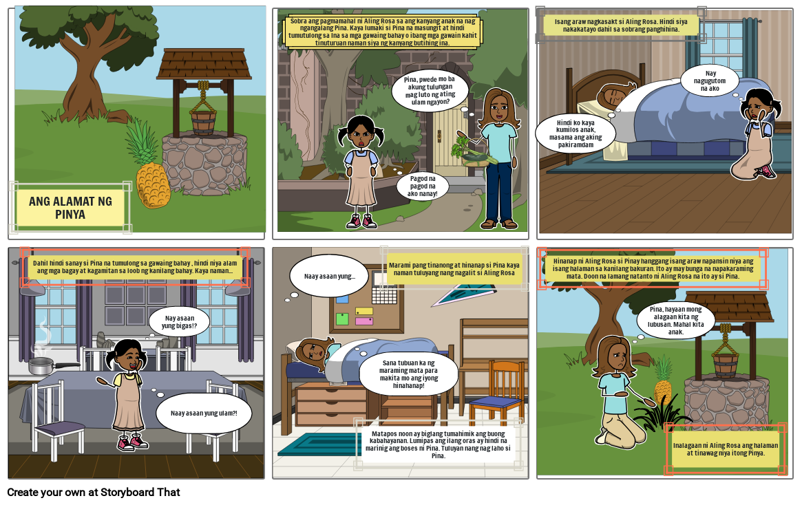 alamat-ng-pinya-storyboard-by-917cacc0