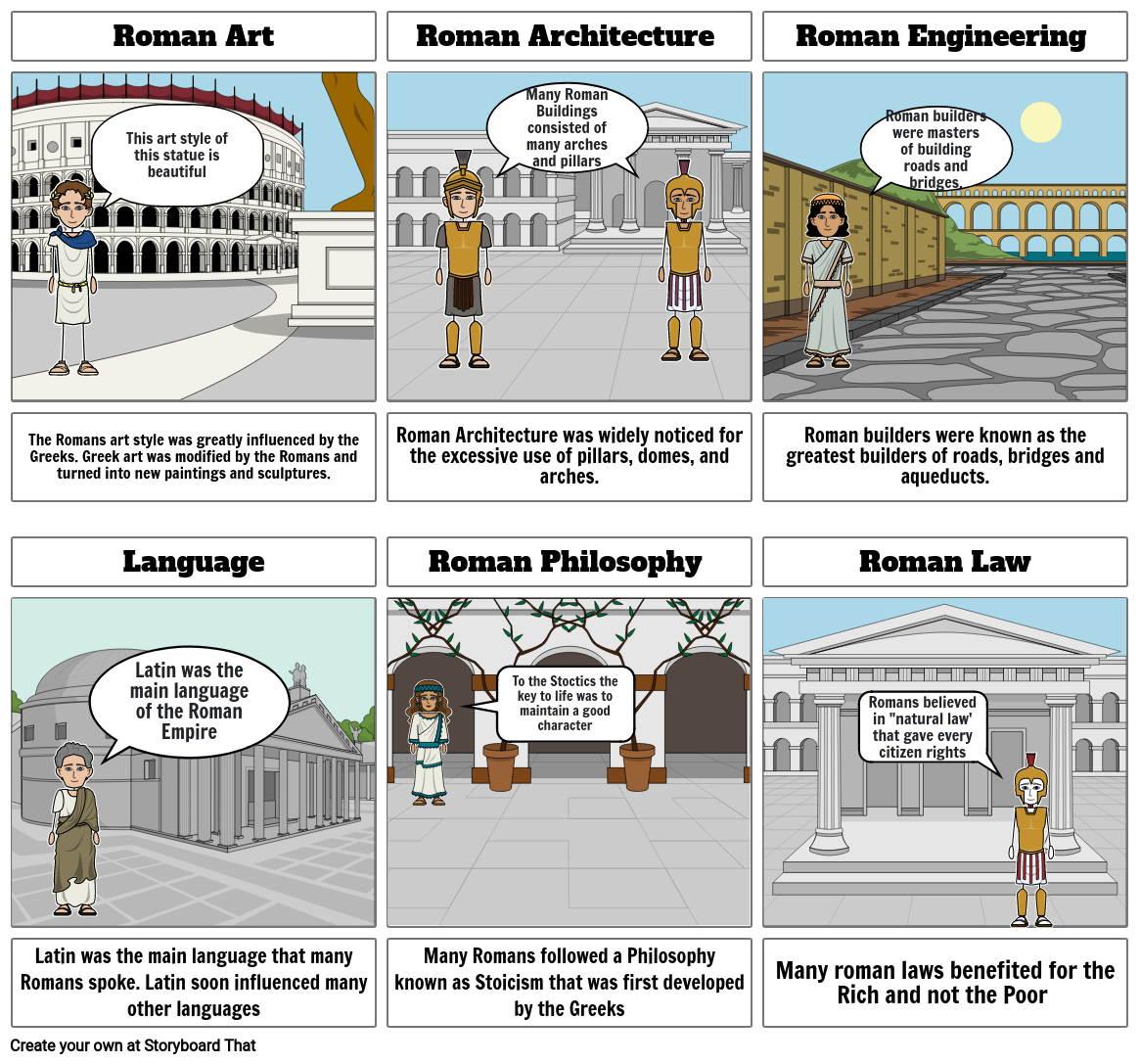 Roman Storyboard