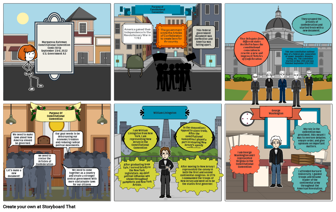 Constitutional Comic Strip Part 1 Storyboard By 91d6c417