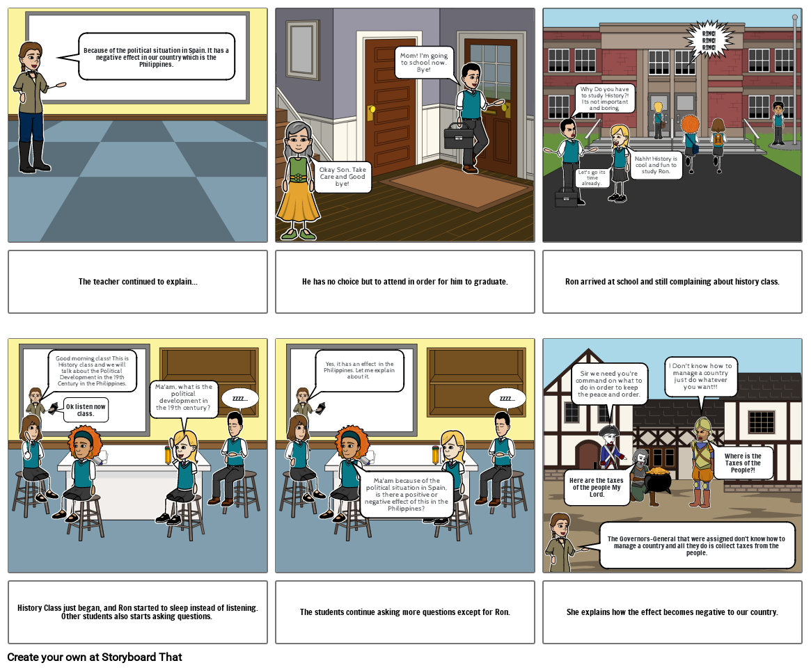 History Class 101 Storyboard by 91fdafa8