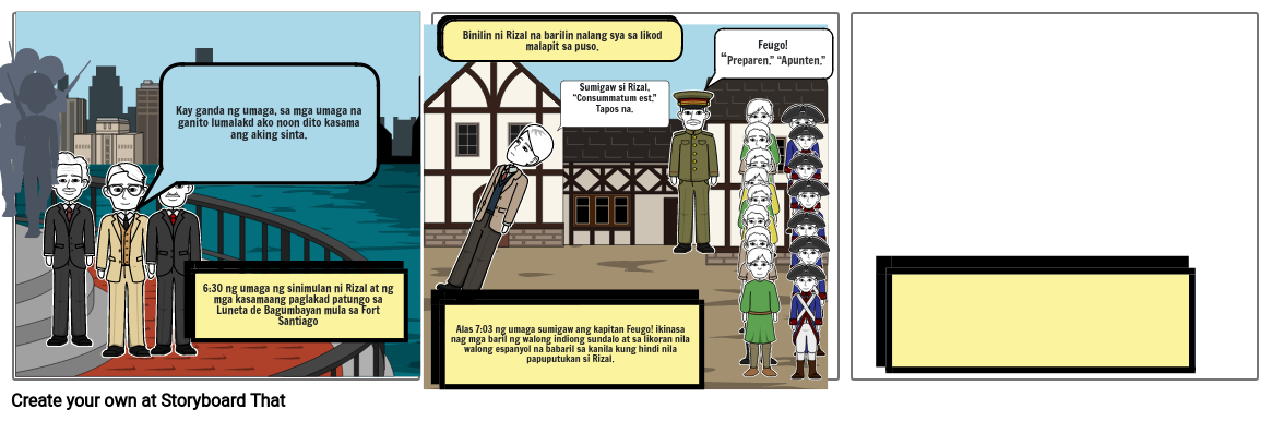 JOSE RIZAL Storyboard by 926f55a8