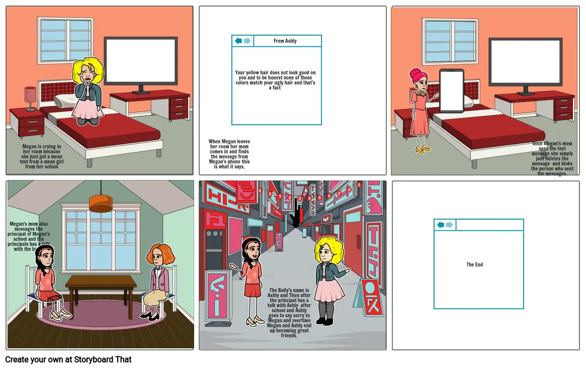 Cyberbullying Comic Strip