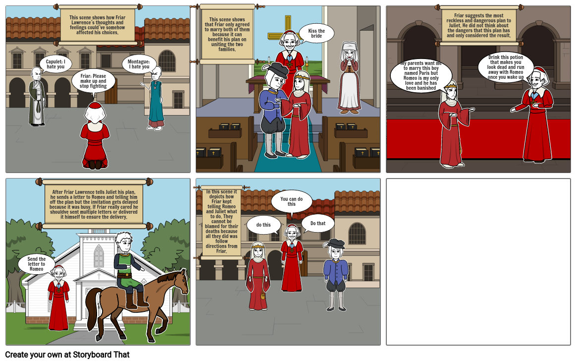 Romeo And Juliet Storyboard Storyboard By 92966d02 5528