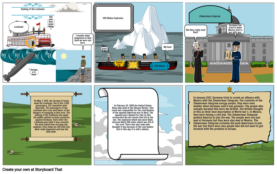 WW1 Comic strip Storyboard by 92bc45b7