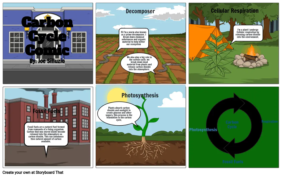 Carbon Cycle Comics