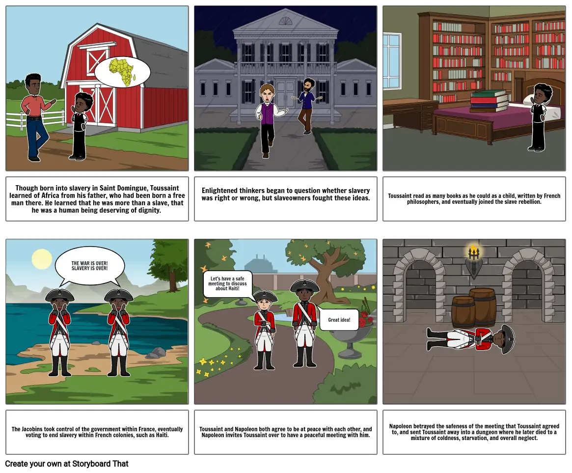 history storyboard