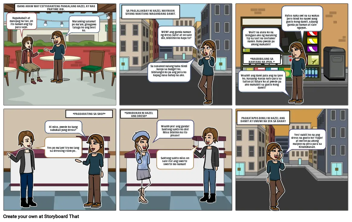 Interaction ng Demand at Suplay Storyboard