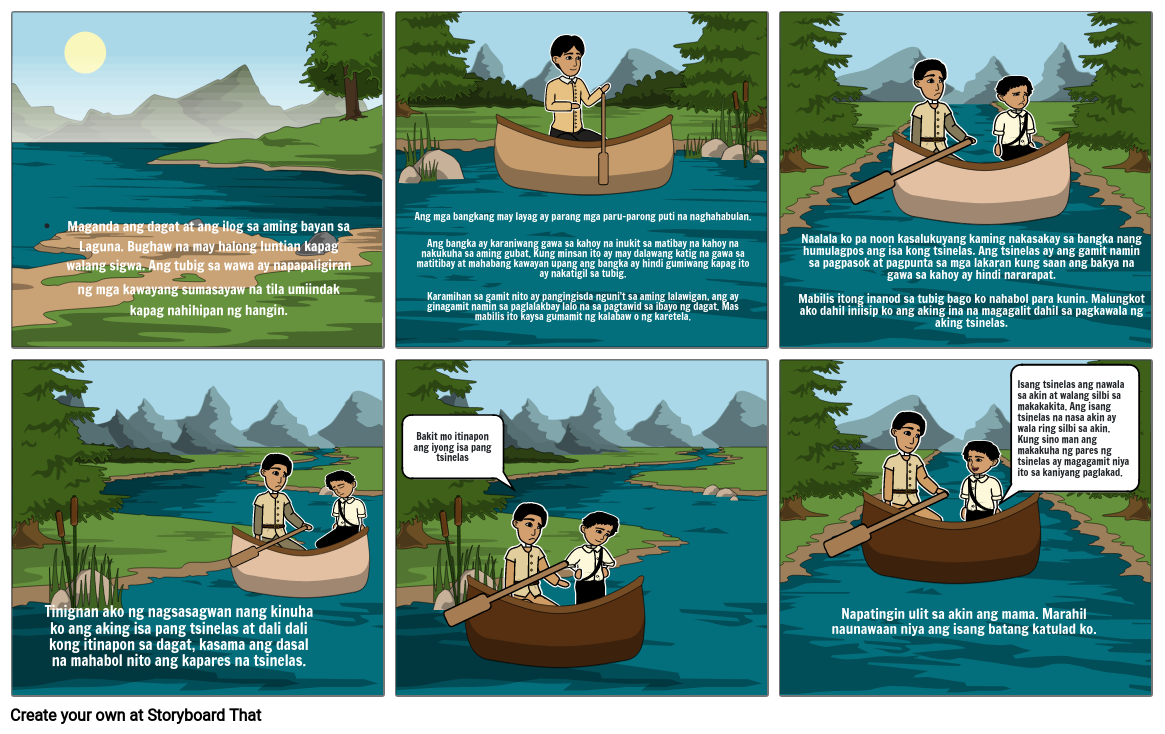 TSINELAS NI JOSE RIZAL Storyboard By 93b0643e