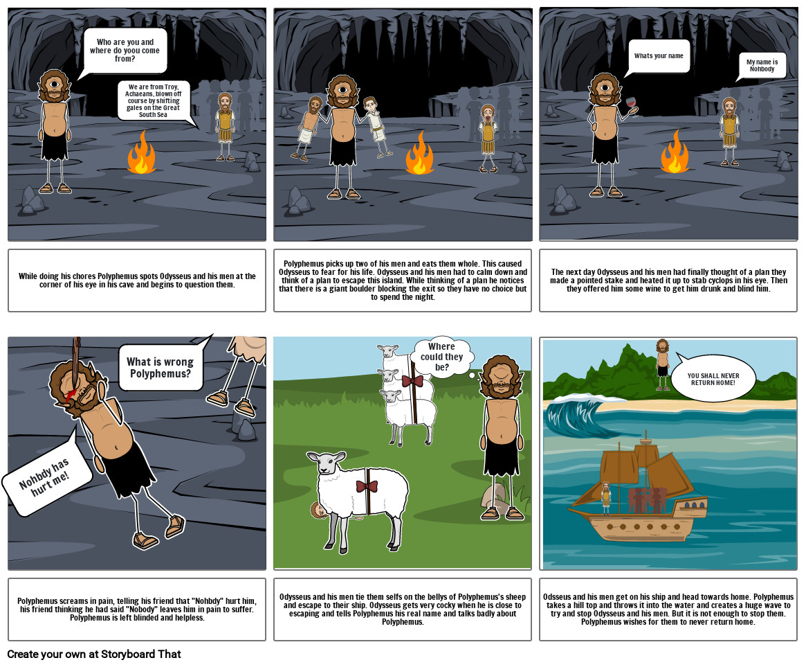 Cyclops Comic Storyboard por 93ef0b9d