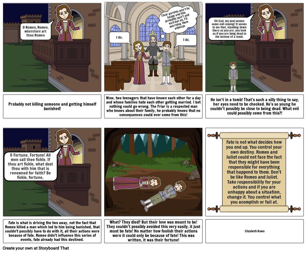 Romeo And Juliet Storyboard By 940e6a5d