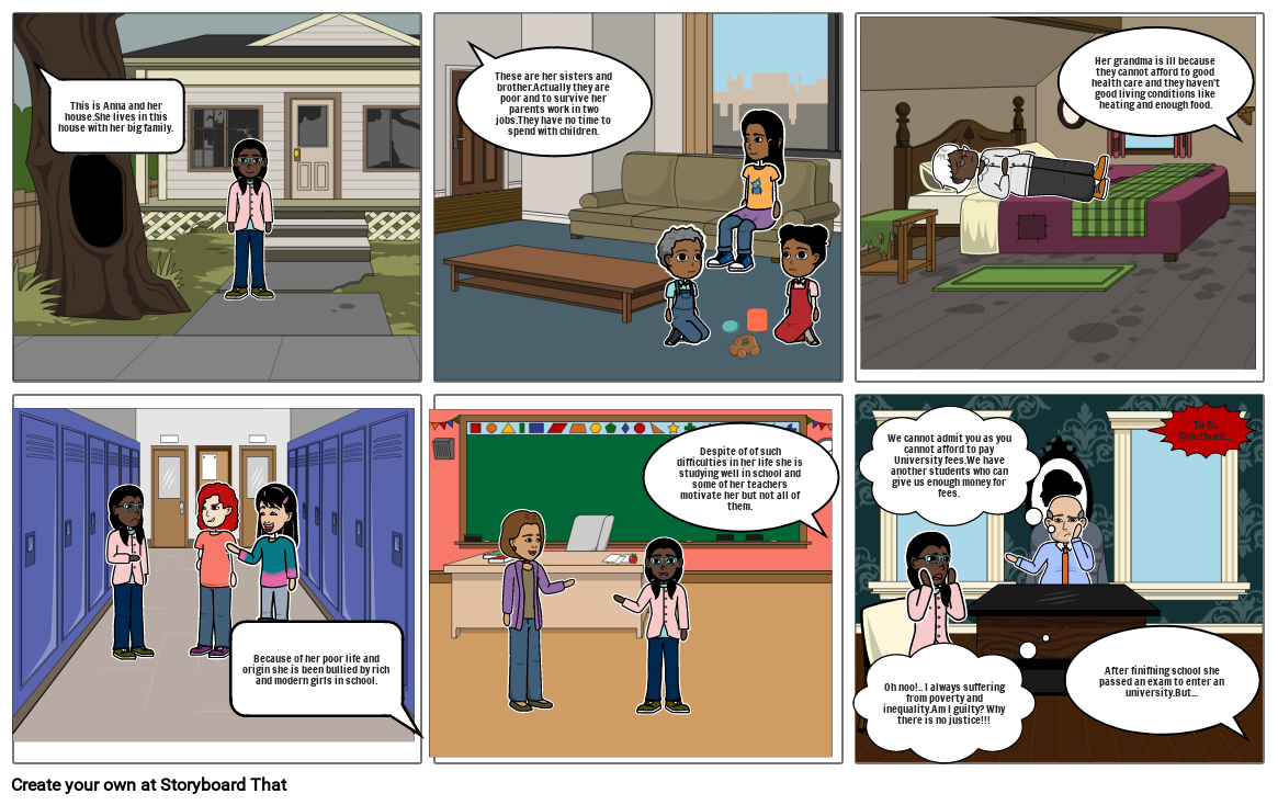 Poverty and Inequality Storyboard by 941ab20a