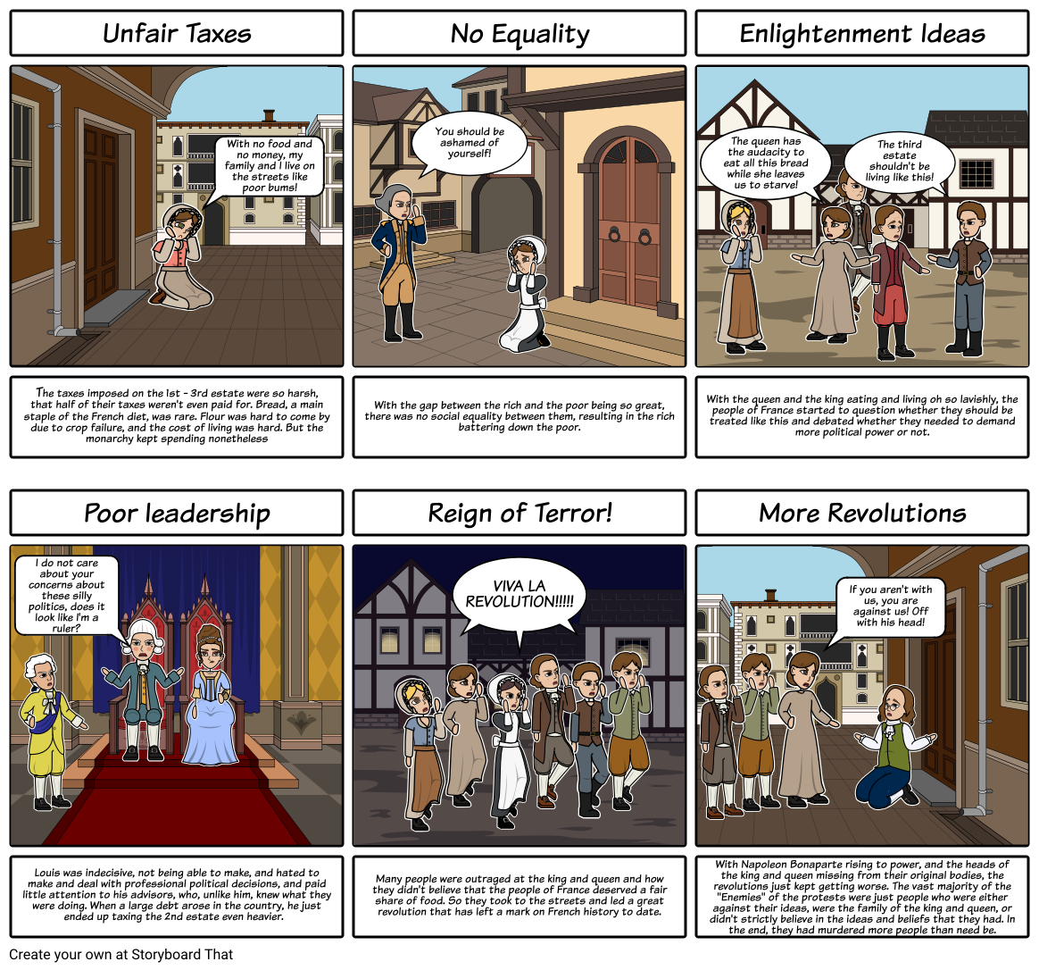 FRENCH REVOLUTION COMIC Storyboard par 9440986d99693