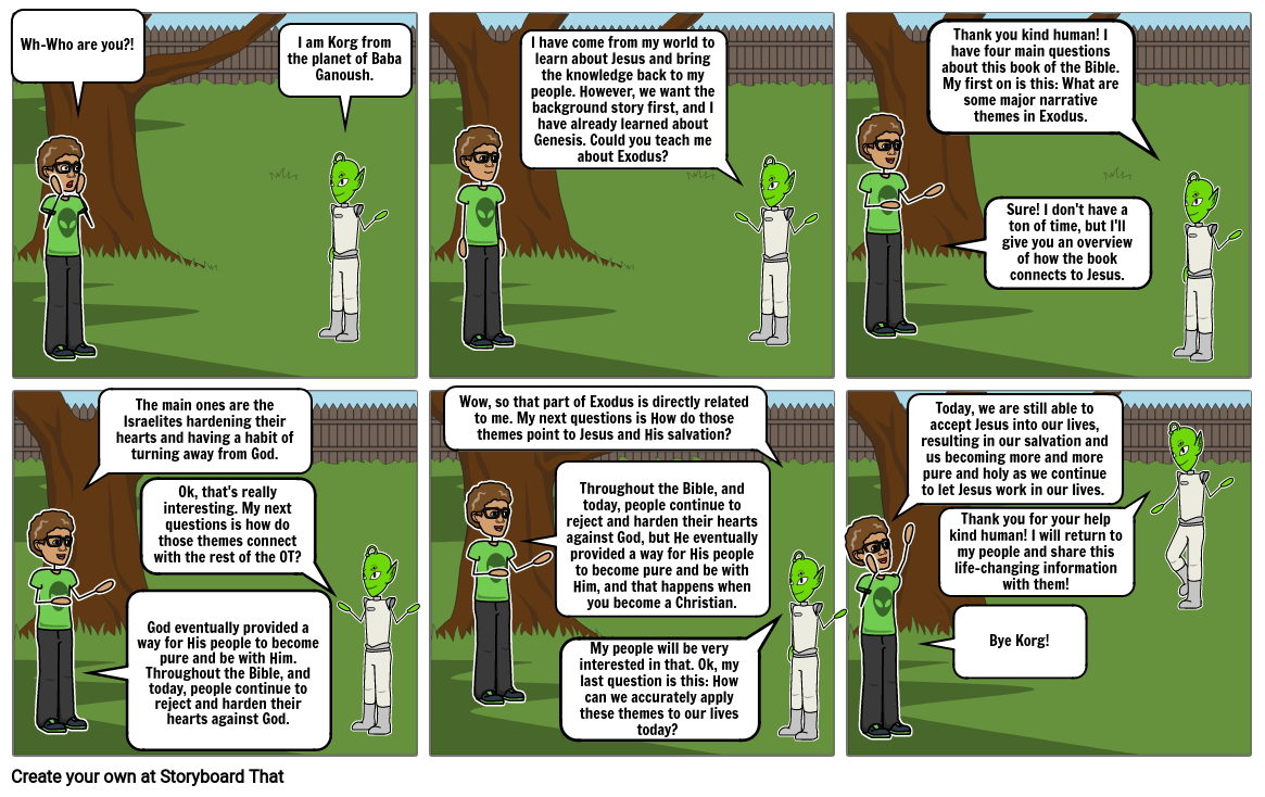 Visit from an alien