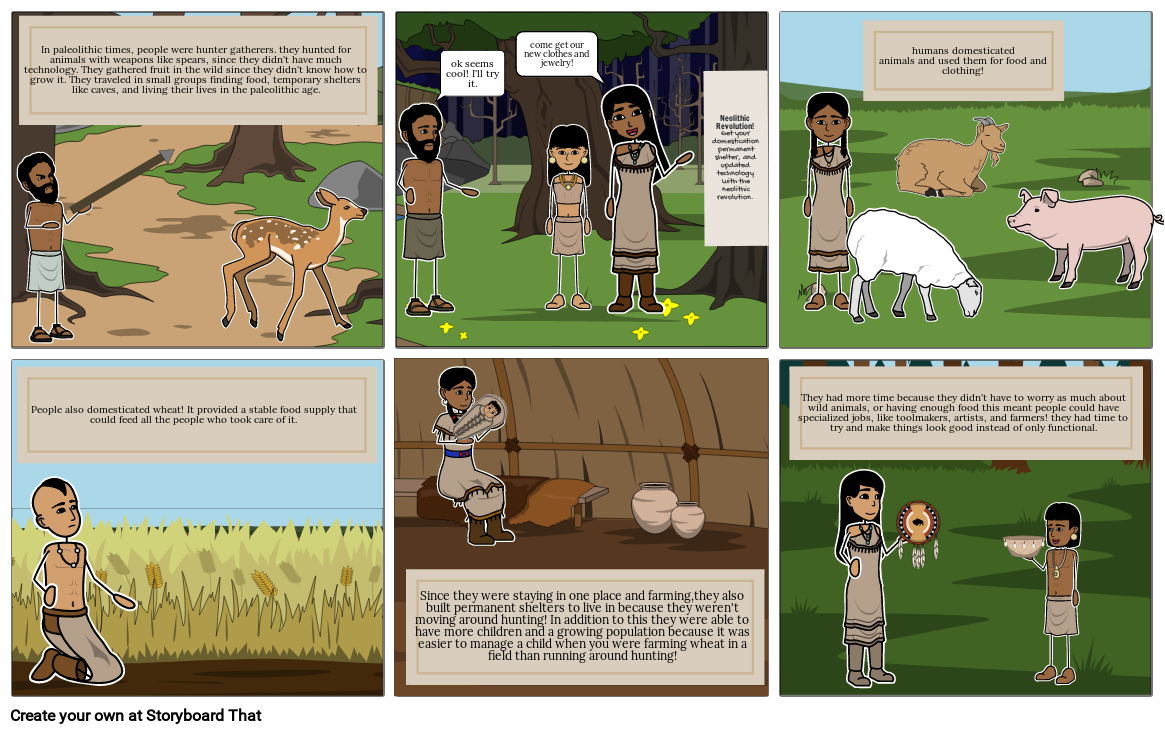 NEOLITHIC REVOLUTION Storyboard por 94f5d8ea