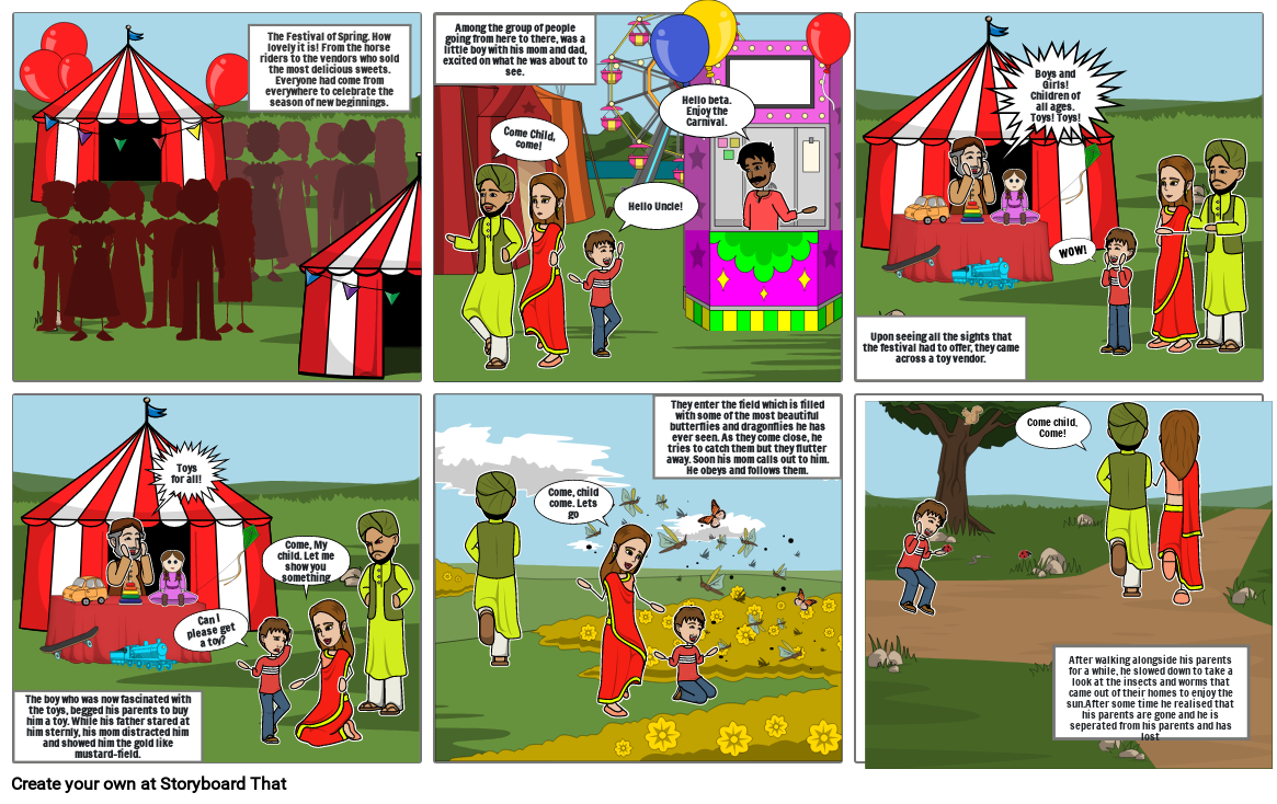 Art Integrated ActivityEnglish Storyboard by 9508b10e
