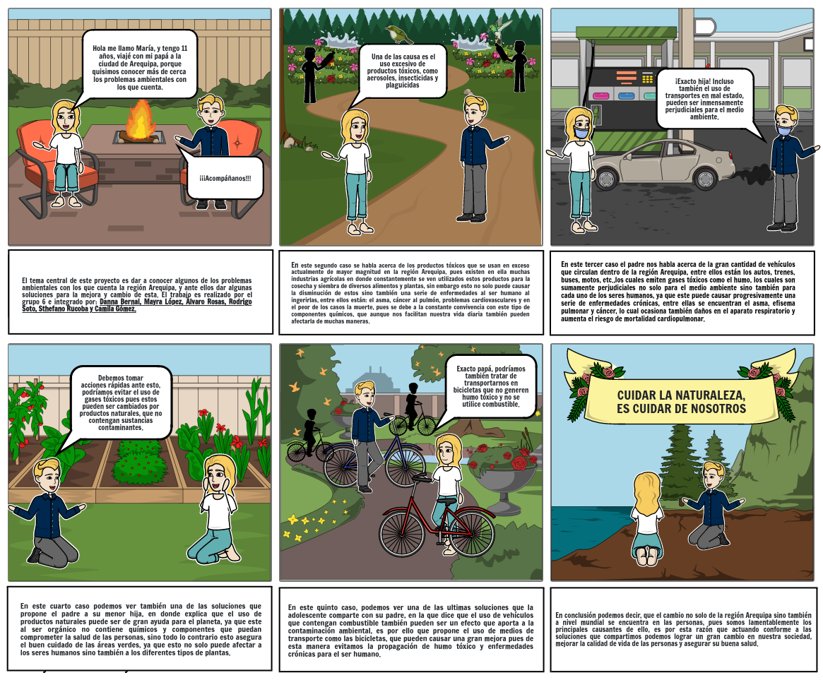 ContaminaciÓn Ambiental Grupo 6 Storyboard By 956663a3