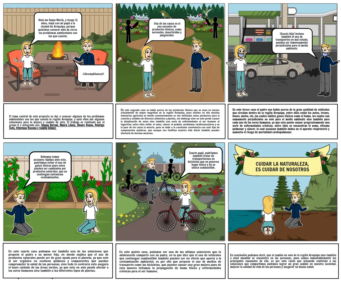 ContaminaciÓn Ambiental Grupo 6 Storyboard By 956663a3