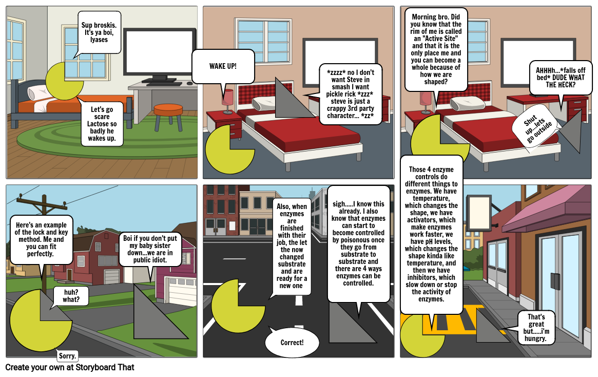 Enzymes talking Storyboard by 95722c0e