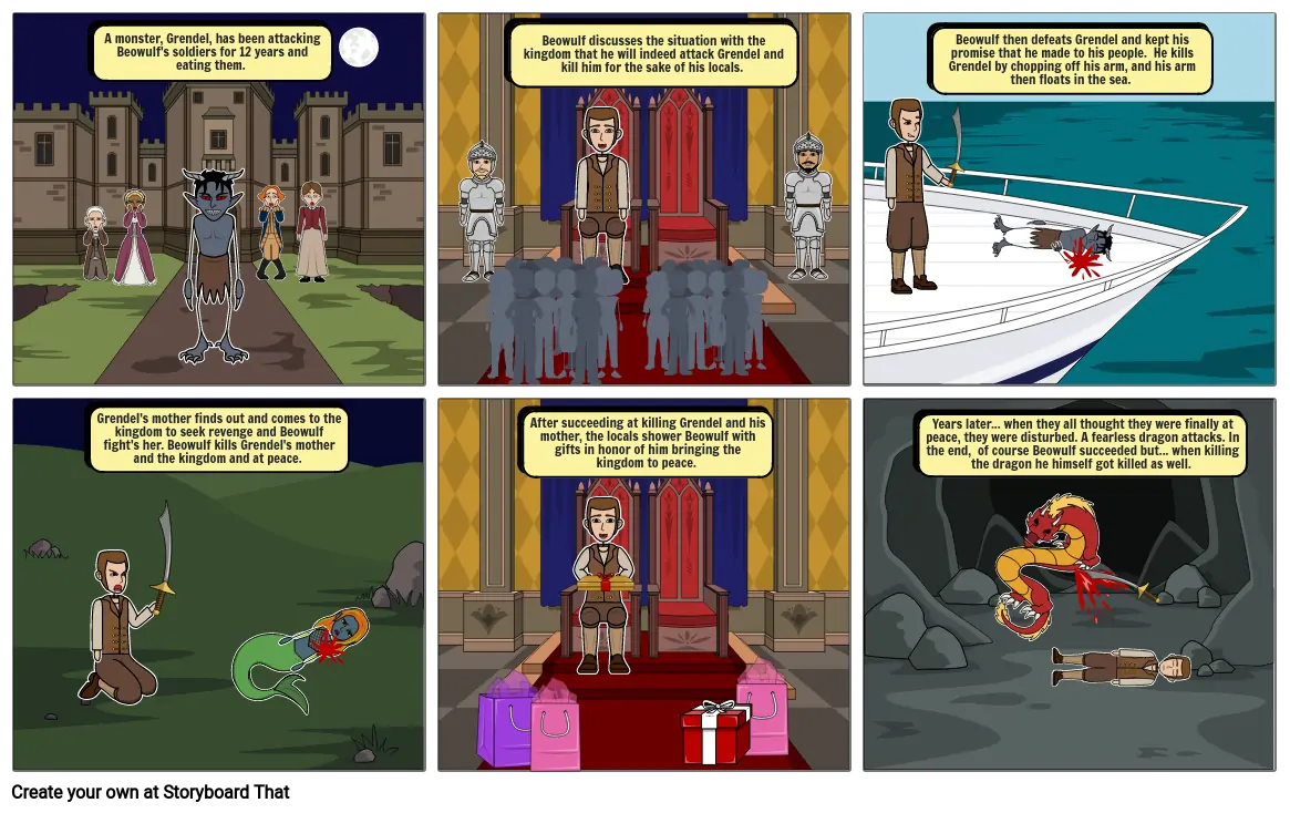 Beowulf Comic Strip