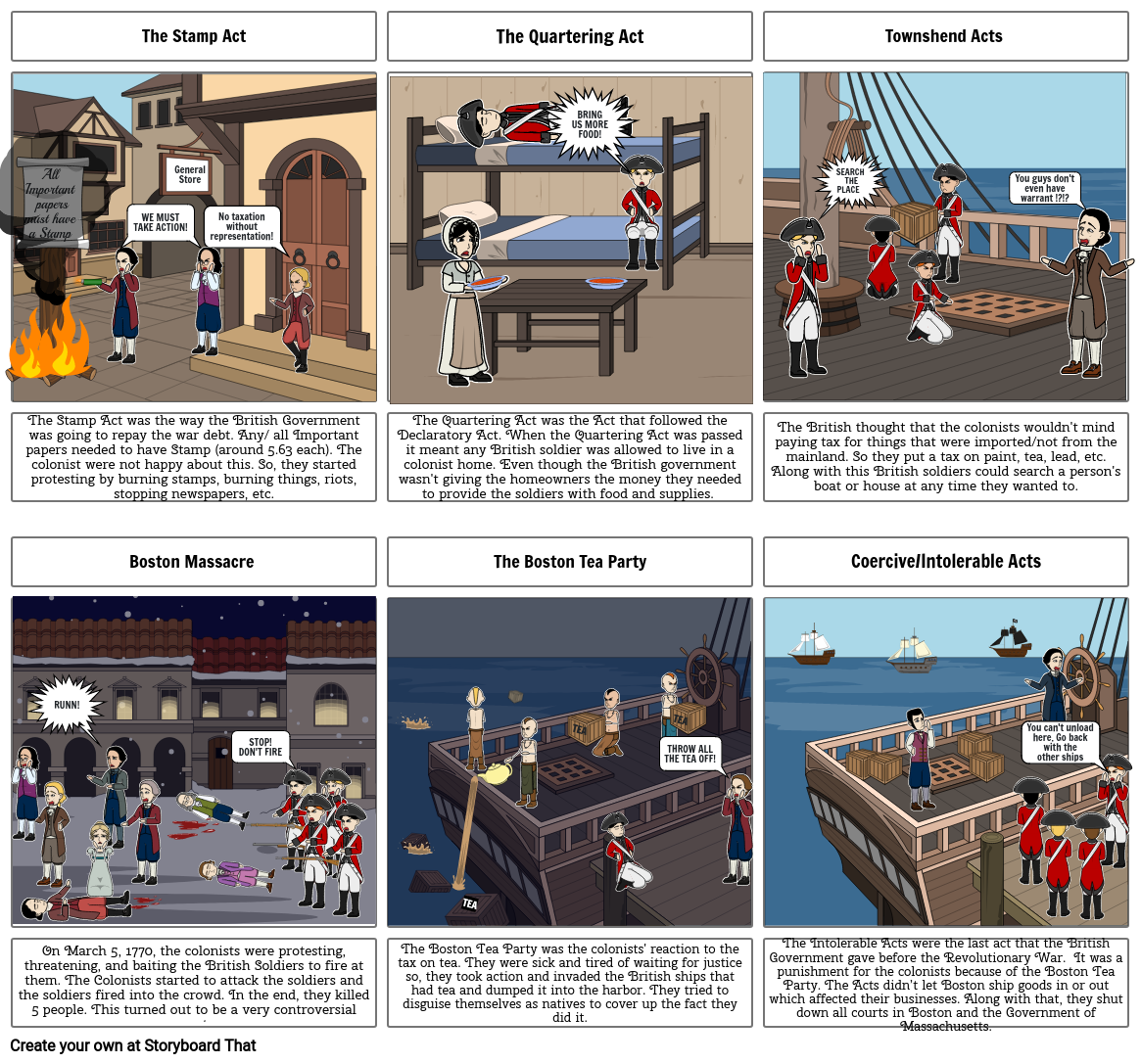 Causes of the Revolution :) Storyboard por 959e8927