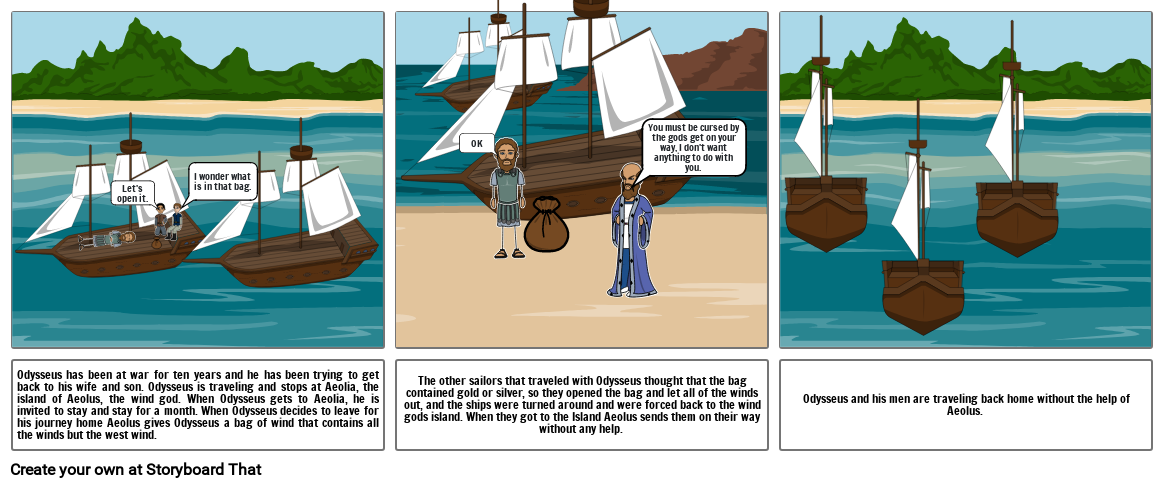 The Odyssey Comic Strip