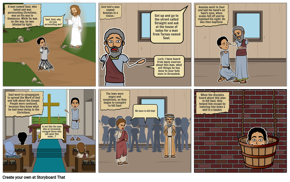 saul conversion Storyboard by 963b4658