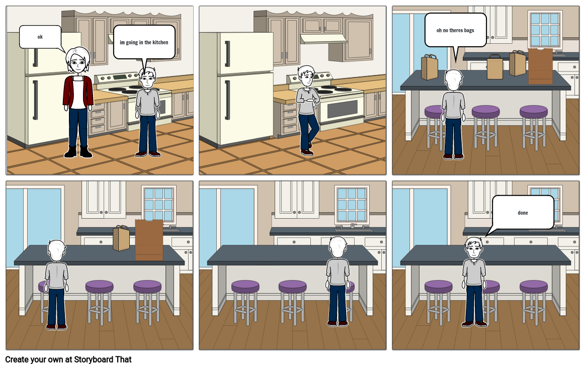 Kitchen Safety Storyboard By 966315bf