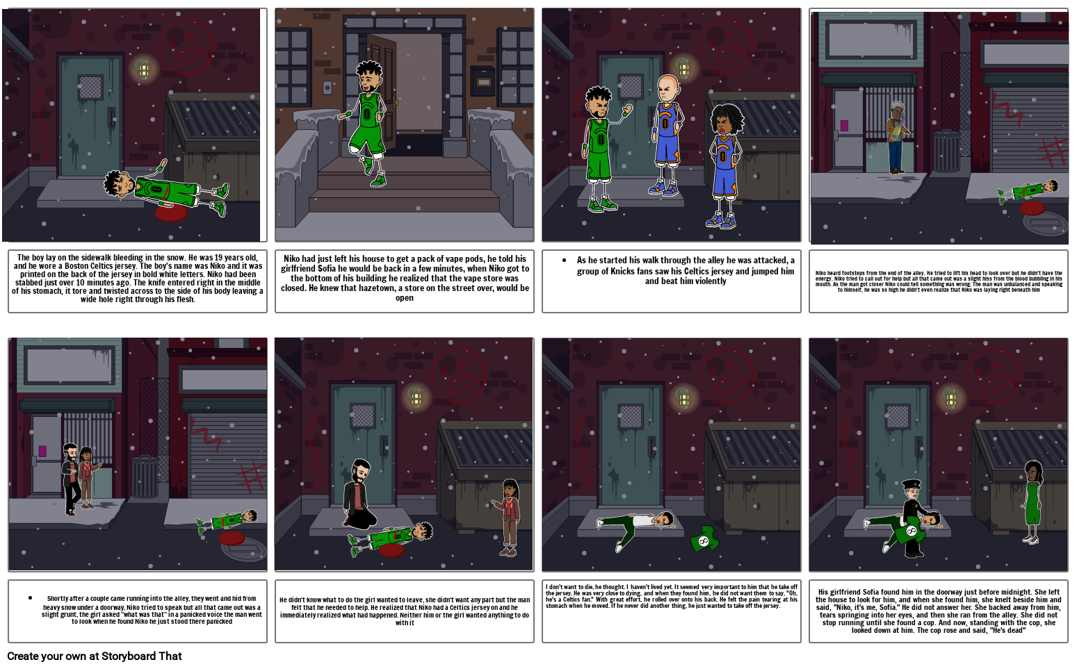 On The Sidewalk Bleeding Storyboard by 96d1b501