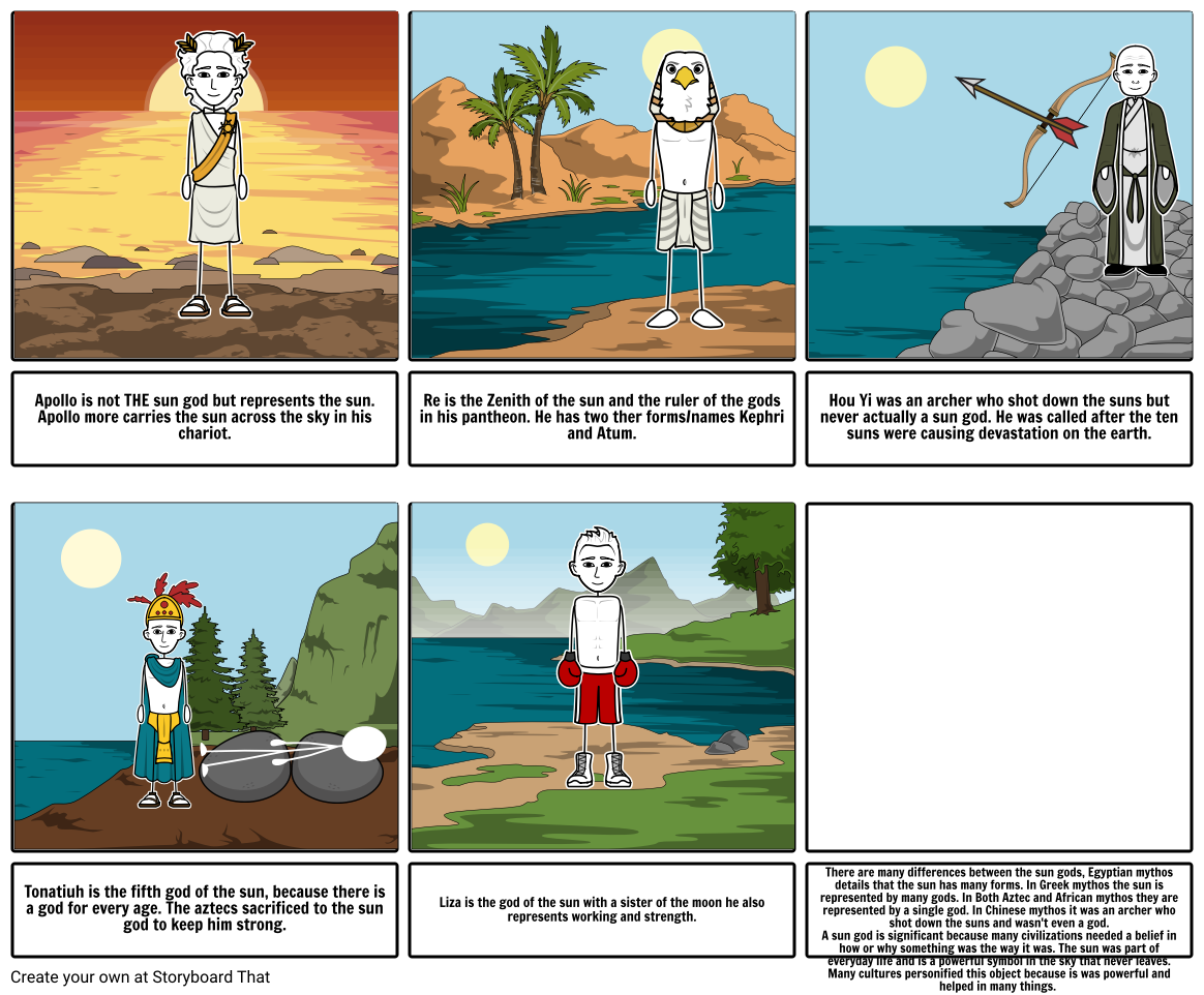 Sun Gods Storyboard by 96ea7e64