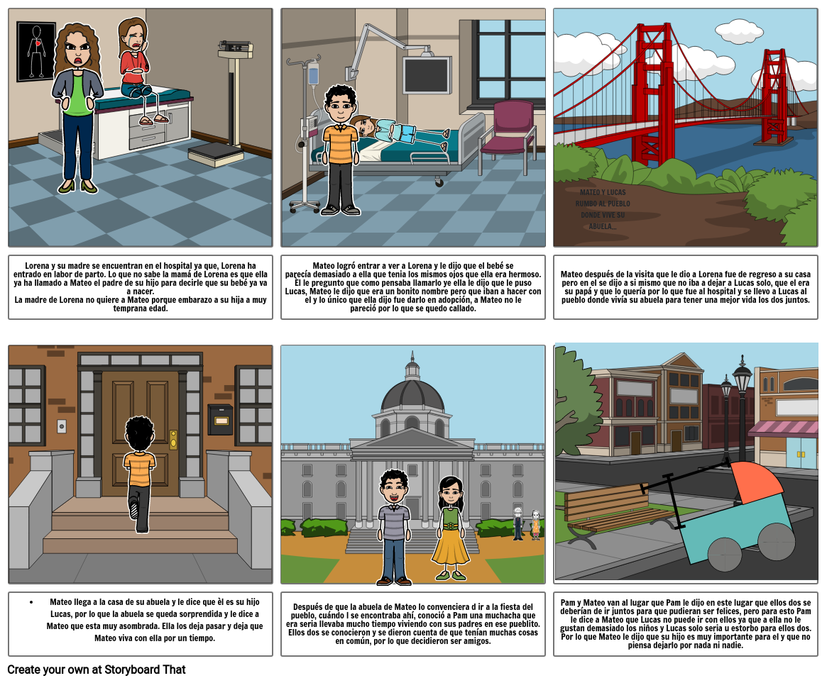 Lucas y yo Storyboard por 96ecc16f