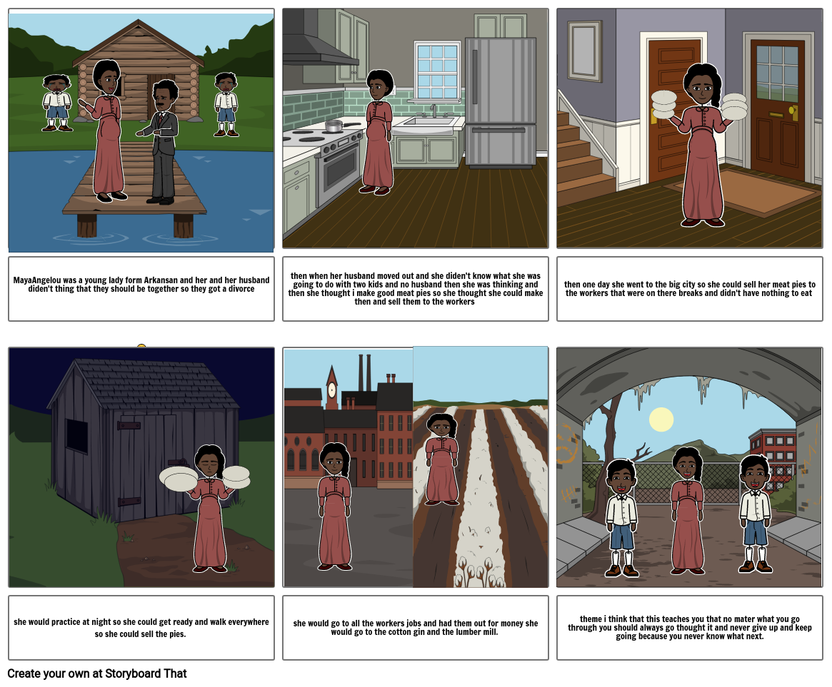 Maya Angelou Storyboard by 971f1d54