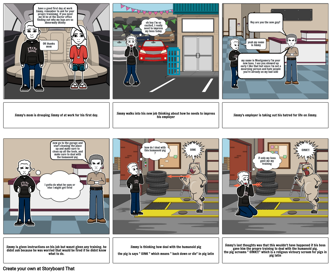 work safety comic Storyboard por 9721c214