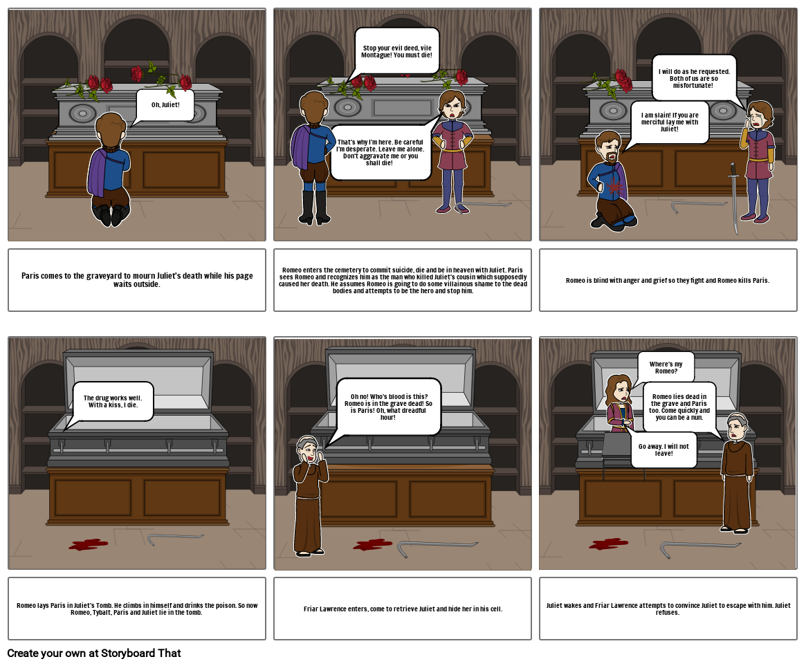 ROMEO AND JULIET Storyboard por 973be5fa