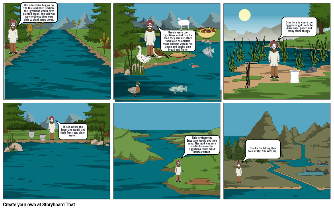 Nile River Storyboard By 977f8e75