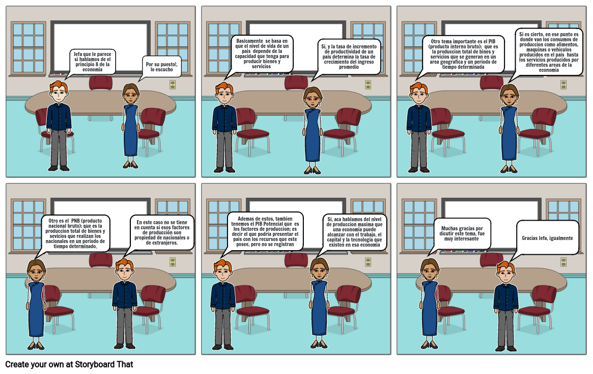 Principio 8 de Economia Storyboard by 9780c455