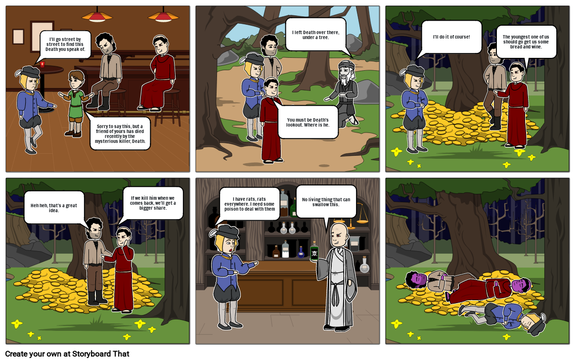 The Pardoner's Tale Storyboard by 979a8e30