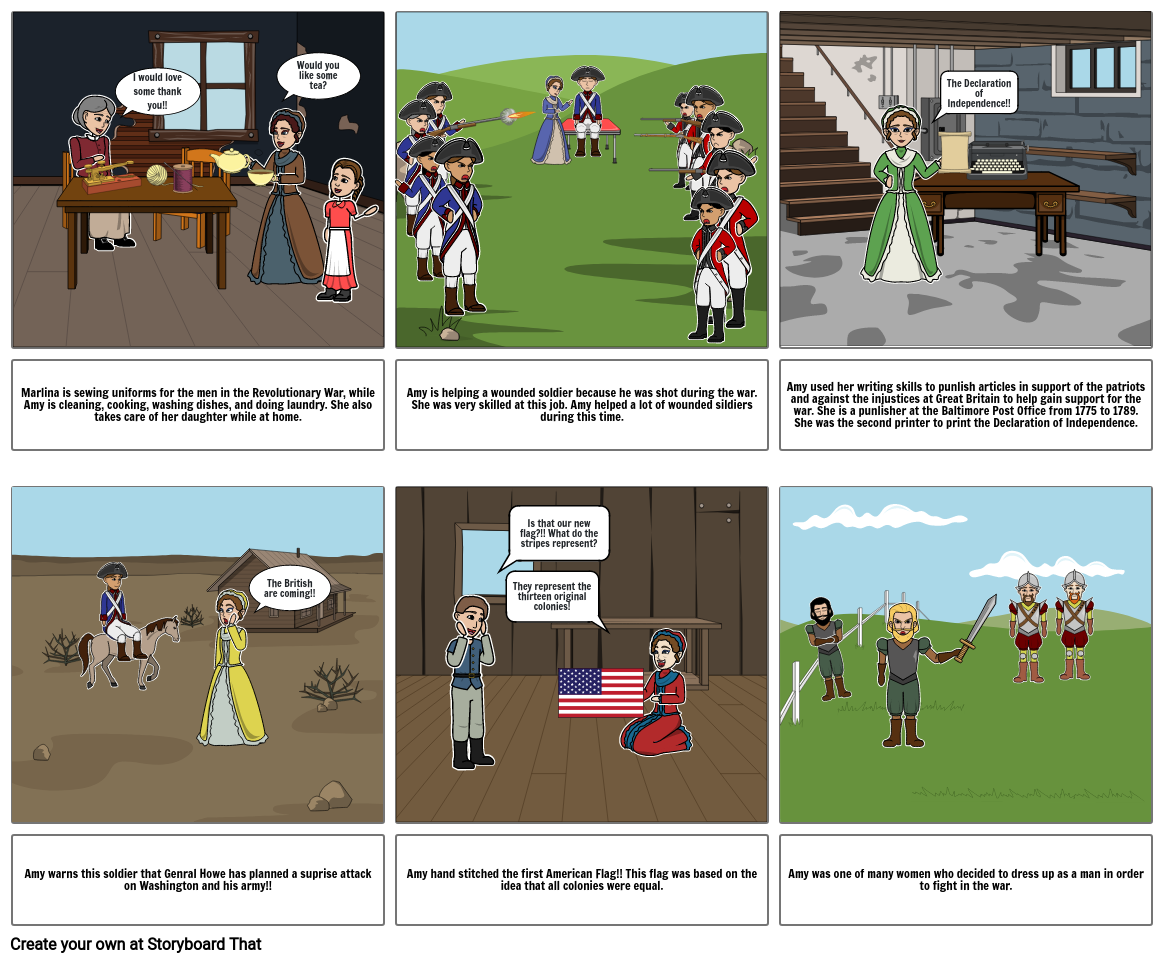 American Revolution Storyboard by 97cf1ad3