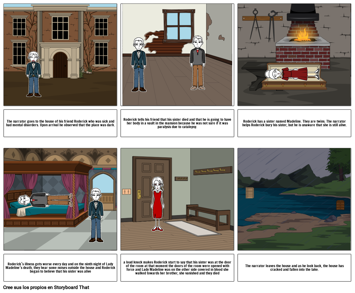 LA STORYBOARD THE FALL OF THE HOUSE OF USHER