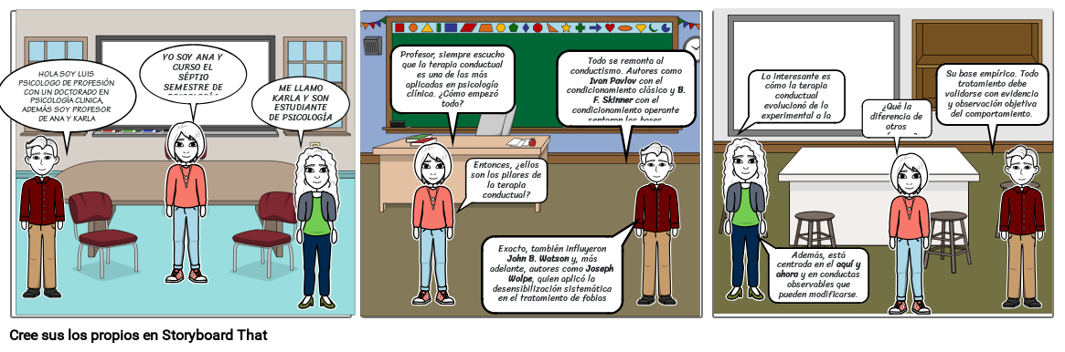 Clase: Asistir a terapia de conducta