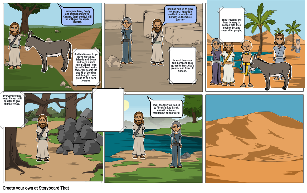 Abraham And Sarah Journey To Canaan