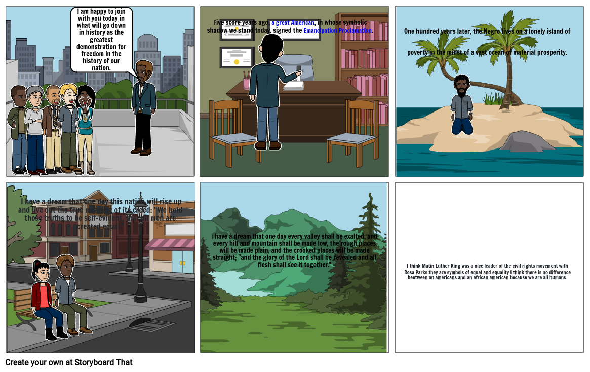 Martin Luther King Storyboard Par 98226e1e