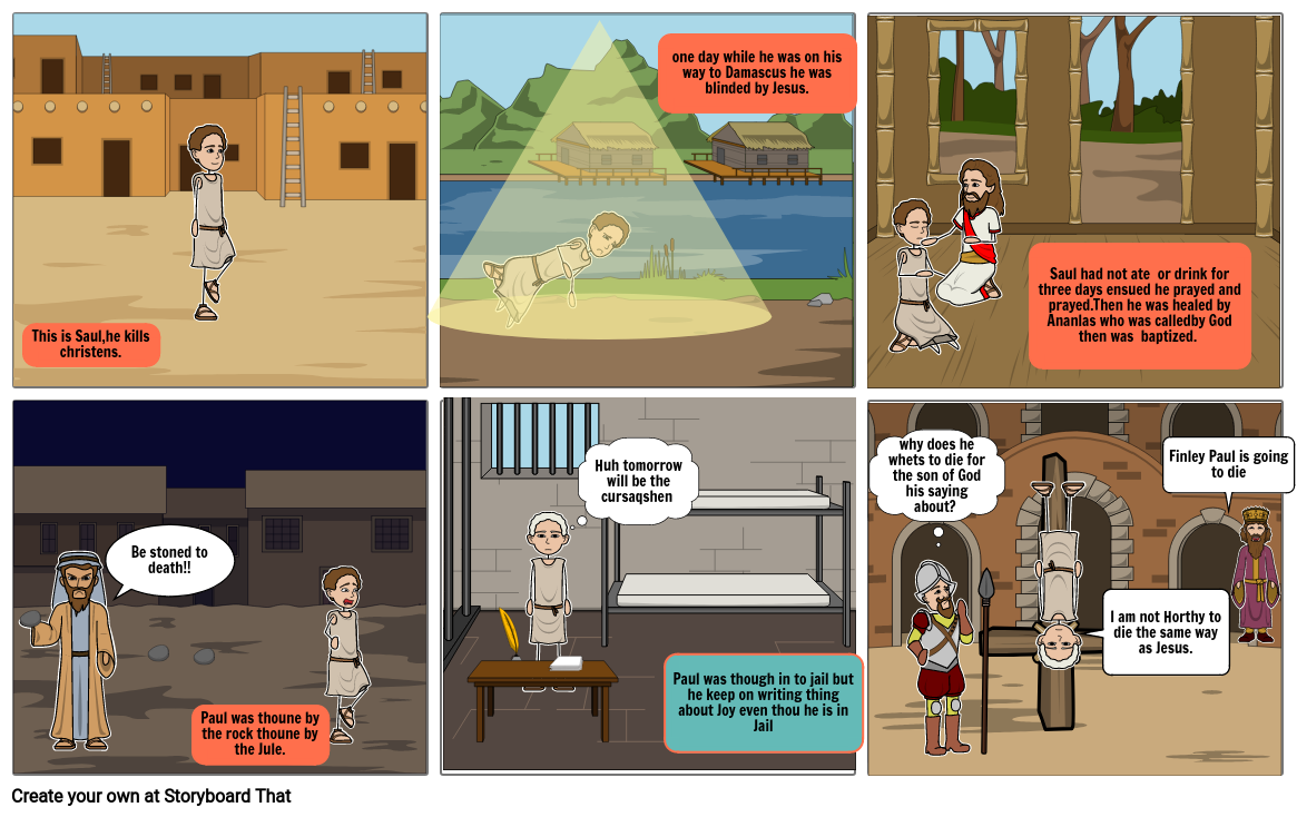 Saul to Paul Storyboard by 983c3c93