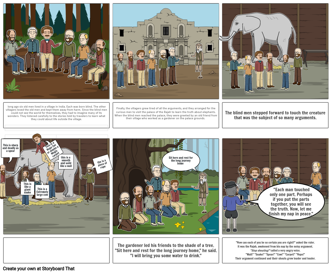 the blind men and the elephant grade 3 children s fable k5 learning