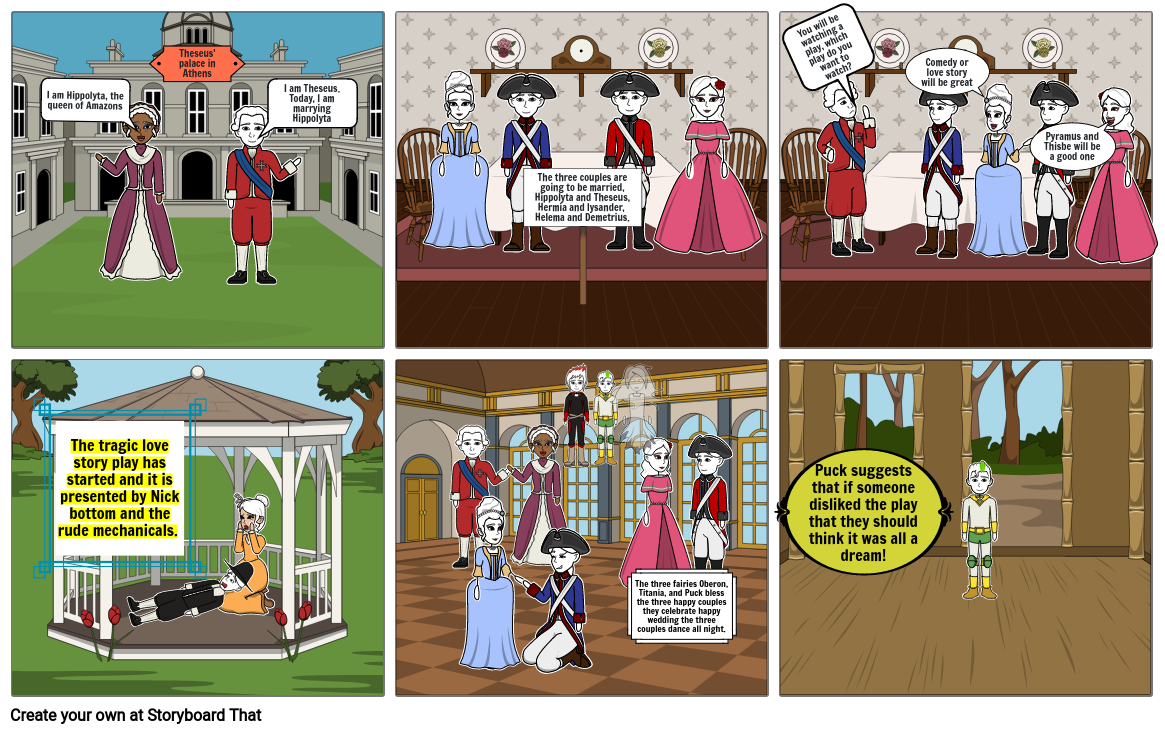 Act Scene Storyboard By