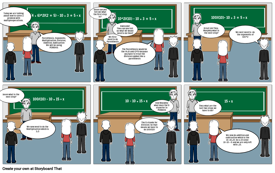 Math Storyboard By 9941019