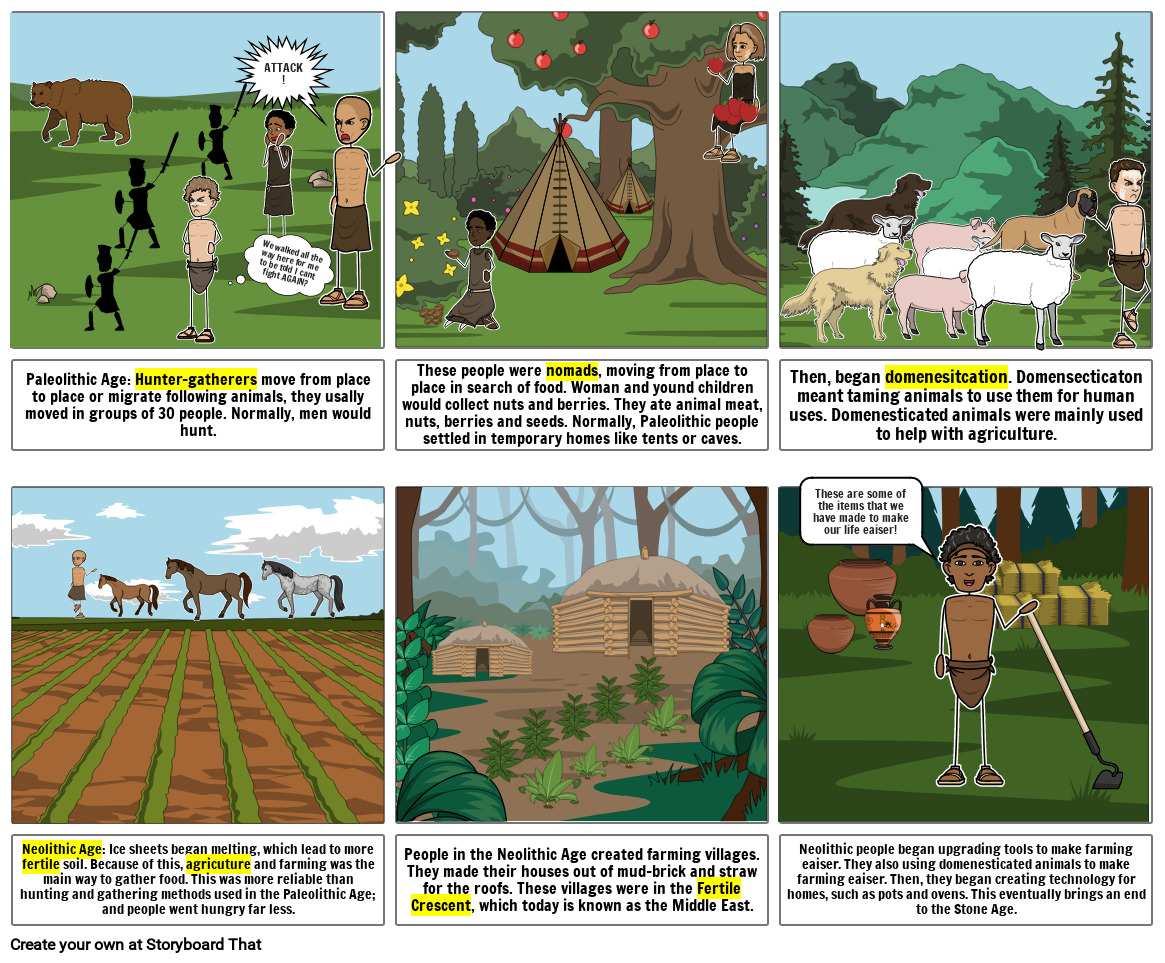 Paleolithic + Neolithic