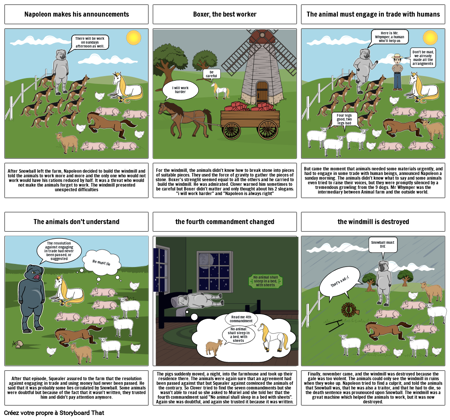 The windmill is built and then destroyed